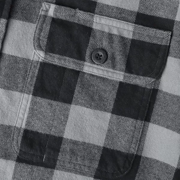 Dubinik®Mens Flannel Shirts Long Sleeve Flannel Shirt for Men Warm Casual Soft Cotton Button Down Plaid Mens Flannel Shirt