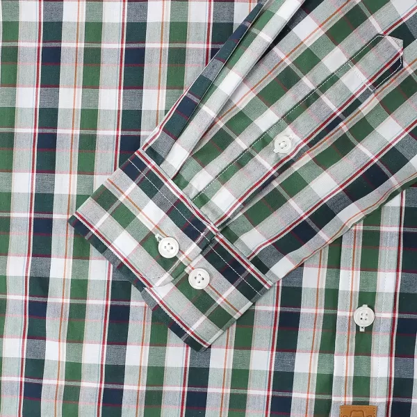 Dubinik®Mens Shirts Long Sleeve Shirts for Men Casual Button Down Vintage Plaid Pocket Soft Mens Button Up Shirts Long Sleeve