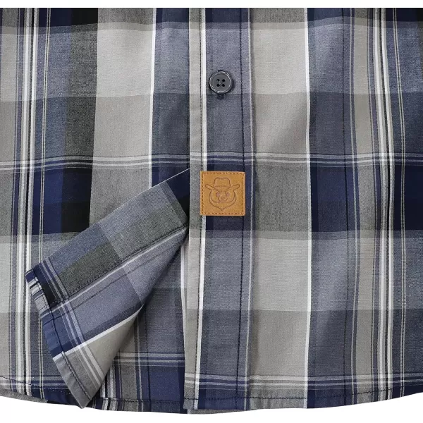 Dubinik®Mens Shirts Long Sleeve Shirts for Men Casual Button Down Vintage Plaid Pocket Soft Mens Button Up Shirts Long Sleeve