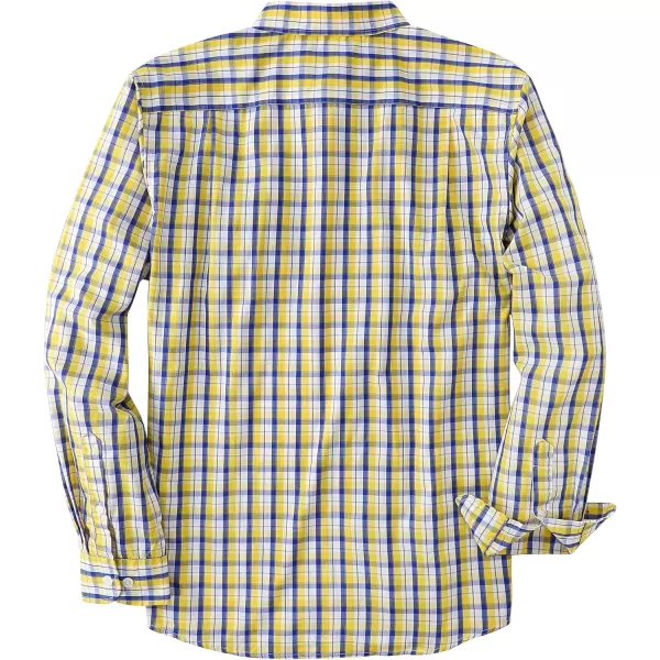 Dubinik®Mens Shirts Long Sleeve Shirts for Men Casual Button Down Vintage Plaid Pocket Soft Mens Button Up Shirts Long Sleeve