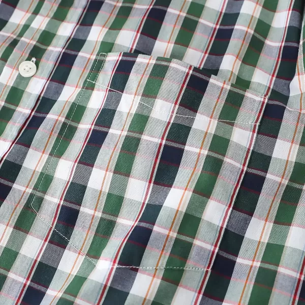 Dubinik®Mens Shirts Long Sleeve Shirts for Men Casual Button Down Vintage Plaid Pocket Soft Mens Button Up Shirts Long Sleeve