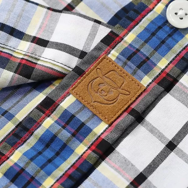 Dubinik®Mens Shirts Long Sleeve Shirts for Men Casual Button Down Vintage Plaid Pocket Soft Mens Button Up Shirts Long Sleeve