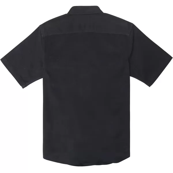 Dubinik®Mens Short Sleeve Button Down Shirts Denim Short Sleeve Shirt Men Two Pocket Western Soft Work Casual Denim Shirt