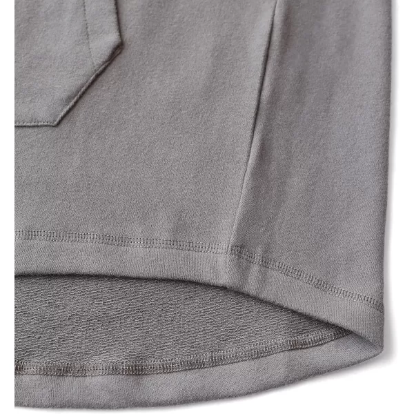 Dubinik®Short Sleeve Hoodie Lightweight Soft Cotton Moisture Wicking Kangaroo Pocket Short Sleeve Hoodie For Men