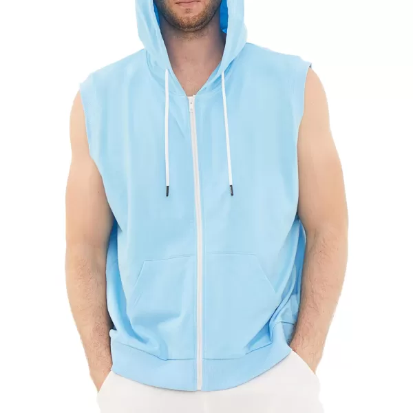 Dubinik®Short Sleeve Hoodie Lightweight Soft Cotton Moisture Wicking Kangaroo Pocket Short Sleeve Hoodie For Men