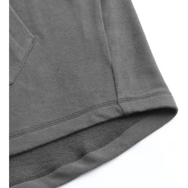 Dubinik®Short Sleeve Hoodie Lightweight Soft Cotton Moisture Wicking Kangaroo Pocket Short Sleeve Hoodie For Men