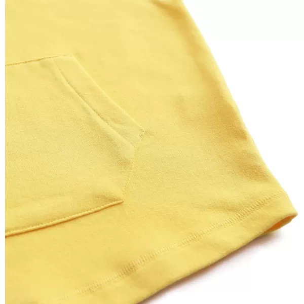 Dubinik®Short Sleeve Hoodie Lightweight Soft Cotton Moisture Wicking Kangaroo Pocket Short Sleeve Hoodie For Men
