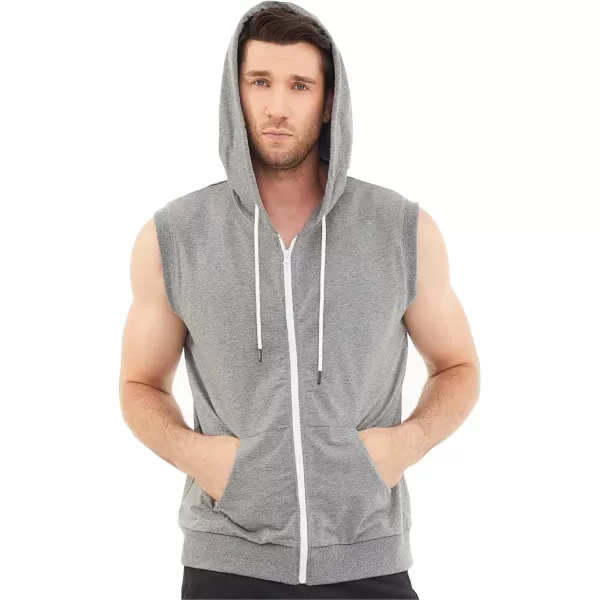 Dubinik®Short Sleeve Hoodie Lightweight Soft Cotton Moisture Wicking Kangaroo Pocket Short Sleeve Hoodie For Men