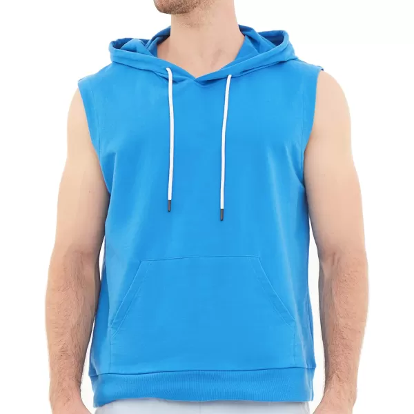 Dubinik®Short Sleeve Hoodie Lightweight Soft Cotton Moisture Wicking Kangaroo Pocket Short Sleeve Hoodie For Men