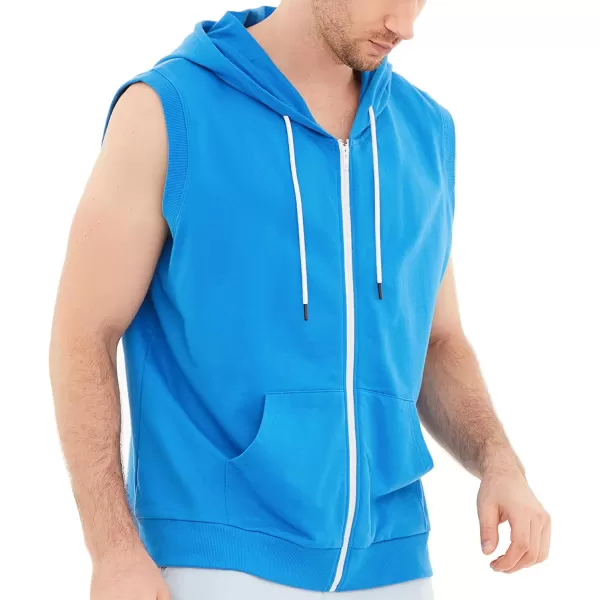 Dubinik®Short Sleeve Hoodie Lightweight Soft Cotton Moisture Wicking Kangaroo Pocket Short Sleeve Hoodie For Men
