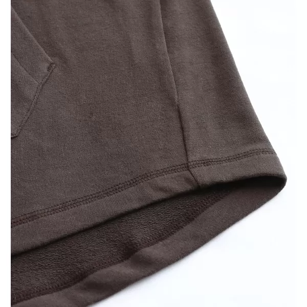 Dubinik®Short Sleeve Hoodie Lightweight Soft Cotton Moisture Wicking Kangaroo Pocket Short Sleeve Hoodie For Men