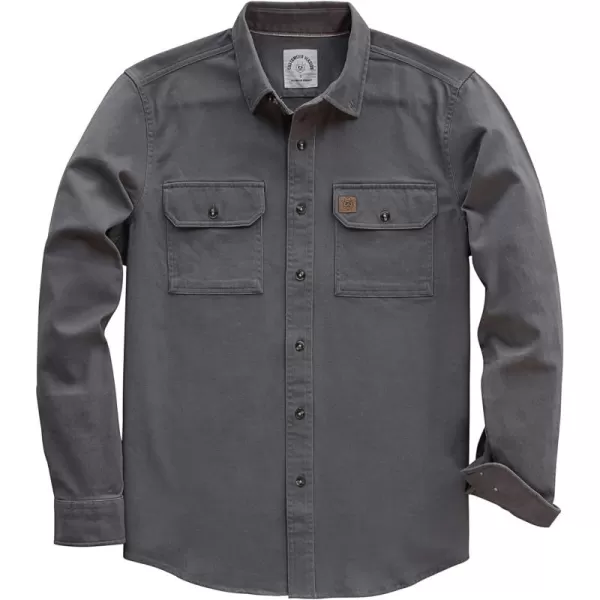 Dubinik® Denim Shirt Men Mens Denim Shirts Long Sleeve Mens Denim Button Down Shirt Cotton Regular Fit Casual Work Shirts