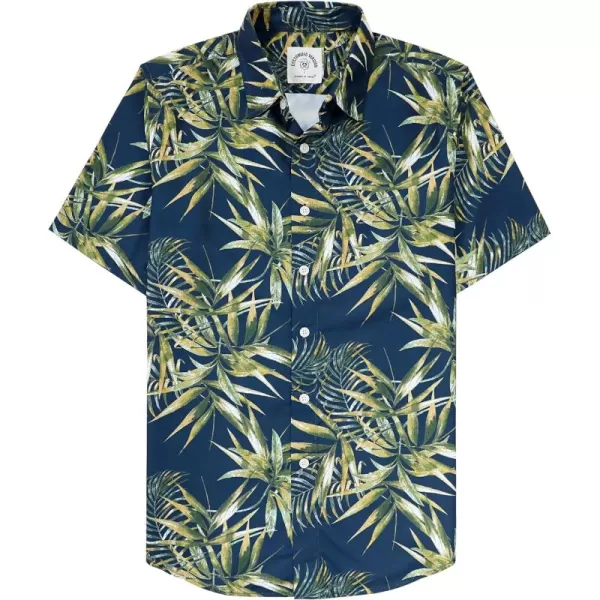 Dubinik® Hawaiian Shirt for Men Tropical Beach Shirt Mens Short Sleeve Button Down Shirts Aloha Shirt Print Casual Cool