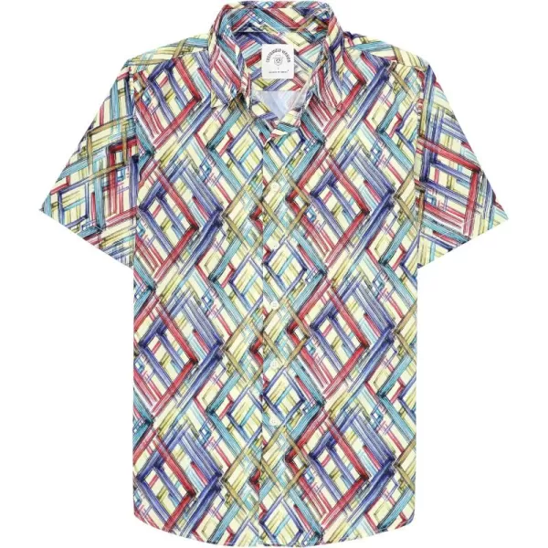 Dubinik® Hawaiian Shirt for Men Tropical Beach Shirt Mens Short Sleeve Button Down Shirts Aloha Shirt Print Casual Cool