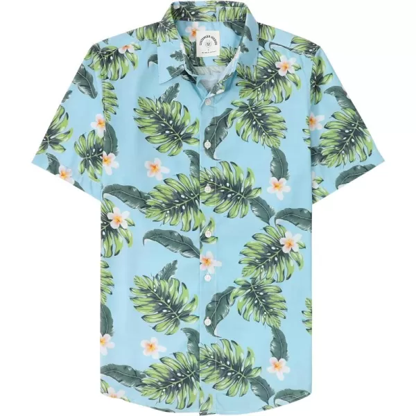 Dubinik® Hawaiian Shirt for Men Tropical Beach Shirt Mens Short Sleeve Button Down Shirts Aloha Shirt Print Casual Cool