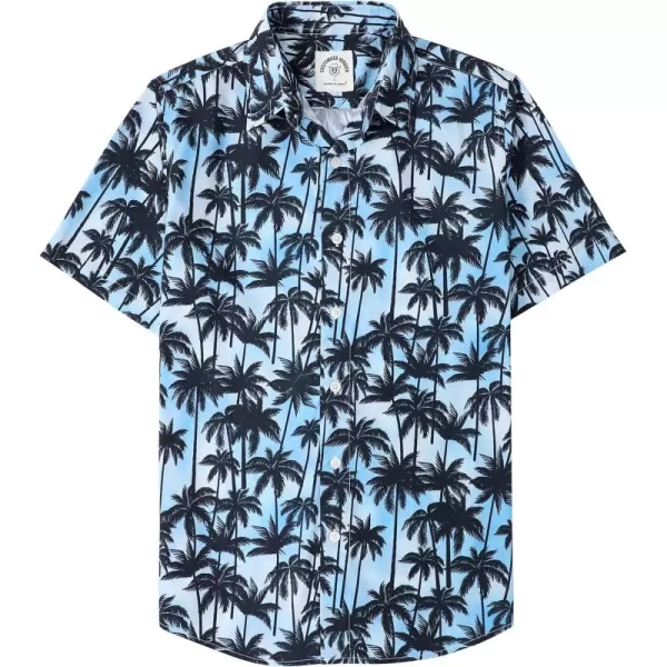 Dubinik® Hawaiian Shirt for Men Tropical Beach Shirt Mens Short Sleeve Button Down Shirts Aloha Shirt Print Casual Cool