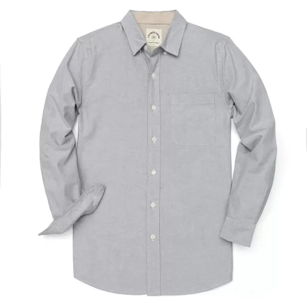 Dubinik® Mens Button Down Long Sleeve Shirts 100% Cotton Plaid Casual Shirt with Pocket