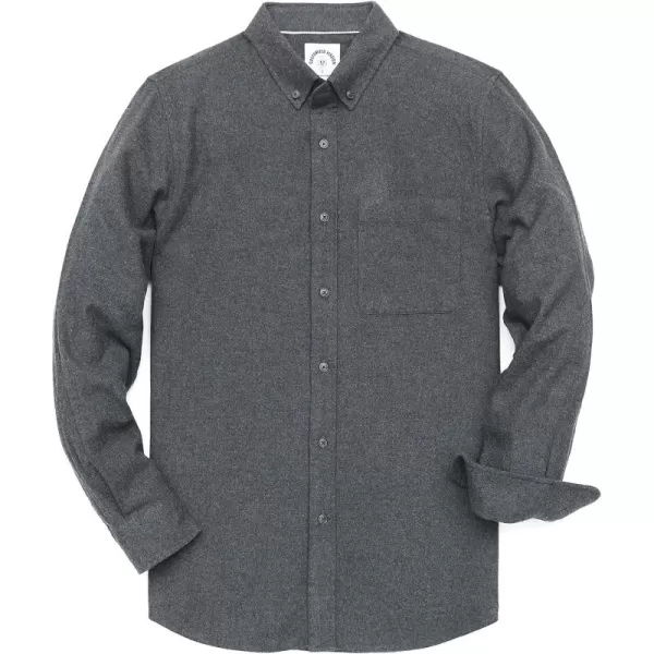 Dubinik® Mens Flannel Shirt Long Sleeve Plaid Flannel Shirt for Men Soft 100% Cotton Casual Button Down Shirts Regular Fit