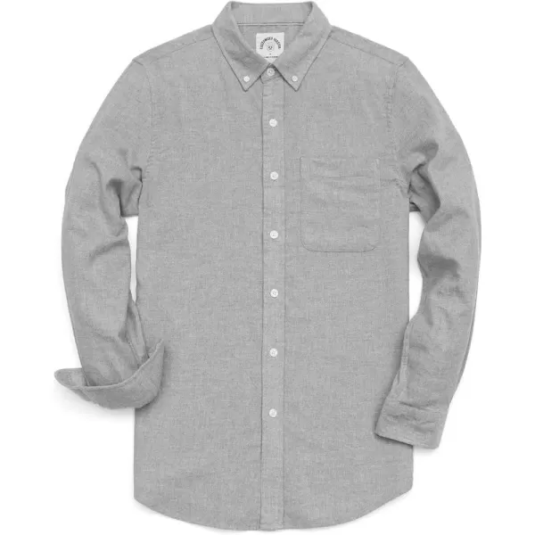 Dubinik® Mens Flannel Shirt Long Sleeve Plaid Flannel Shirt for Men Soft 100% Cotton Casual Button Down Shirts Regular Fit