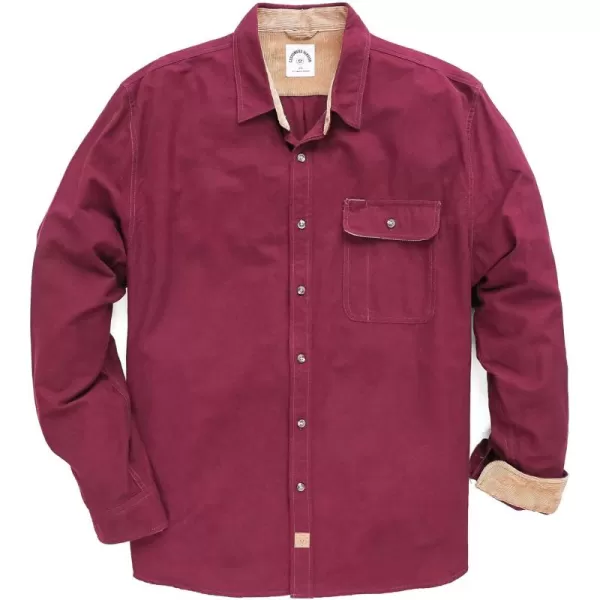 Dubinik® Mens Flannel Shirts Long Sleeve Flannel Shirt for Men Casual Button Down Brushed 100% Cotton Shirt
