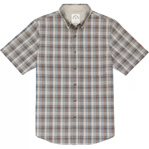Khaki Blue Plaid