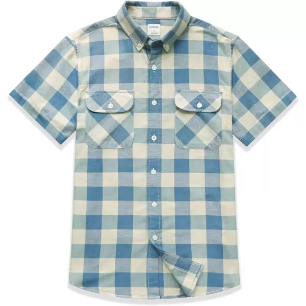 Blue and White Grid