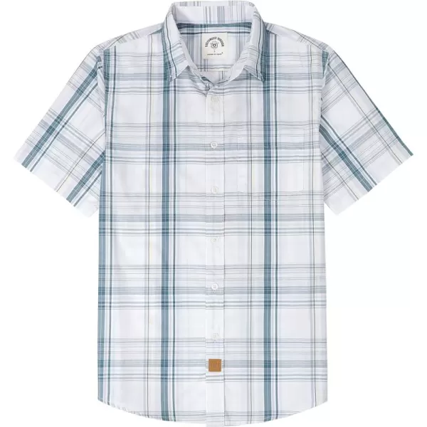 Dubinik® Mens Short Sleeve Button Down Shirts Summer Vintage Short Sleeve Button Down Men Lightweight Men's Casual Shirts