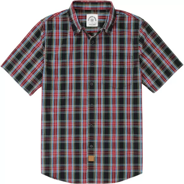 Dubinik® Mens Short Sleeve Button Down Shirts Summer Vintage Short Sleeve Button Down Men Lightweight Men's Casual Shirts