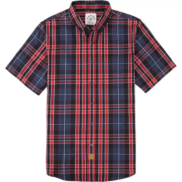 Dubinik® Mens Short Sleeve Button Down Shirts Summer Vintage Short Sleeve Button Down Men Lightweight Men's Casual Shirts