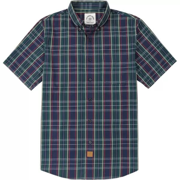 Dubinik® Mens Short Sleeve Button Down Shirts Summer Vintage Short Sleeve Button Down Men Lightweight Men's Casual Shirts