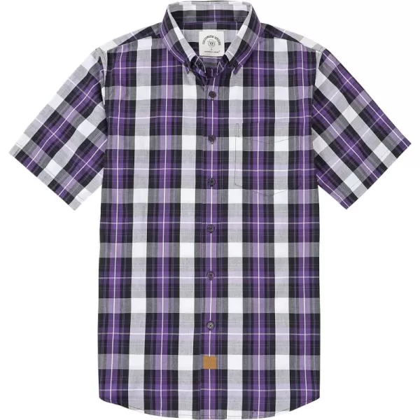 Dubinik® Mens Short Sleeve Button Down Shirts Summer Vintage Short Sleeve Button Down Men Lightweight Men's Casual Shirts