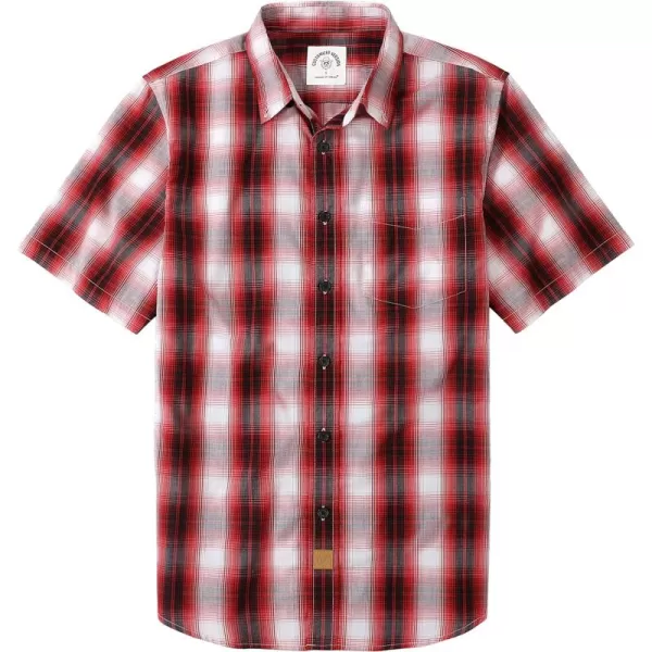 Dubinik® Mens Short Sleeve Button Down Shirts Summer Vintage Short Sleeve Button Down Men Lightweight Men's Casual Shirts