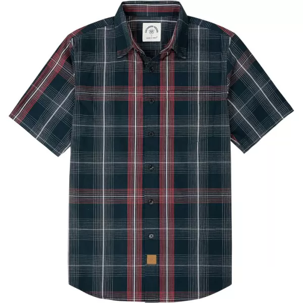 Dubinik® Mens Short Sleeve Button Down Shirts Summer Vintage Short Sleeve Button Down Men Lightweight Men's Casual Shirts