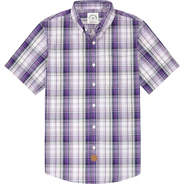 Dubinik® Mens Short Sleeve Button Down Shirts Summer Vintage Short Sleeve Button Down Men Lightweight Men's Casual Shirts