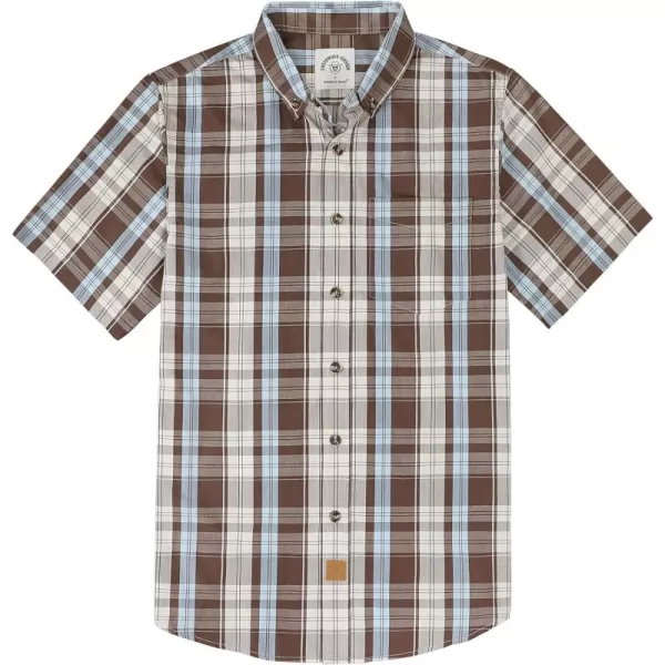 Dubinik® Mens Short Sleeve Button Down Shirts Summer Vintage Short Sleeve Button Down Men Lightweight Men's Casual Shirts