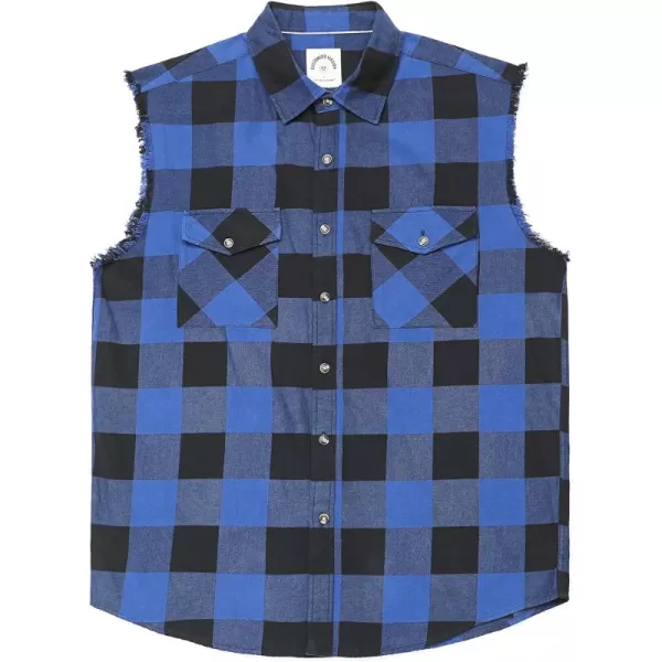 Dubinik® Men's Sleeveless Denim Shirt Button Down Cowboy Lightweight Jean Vest
