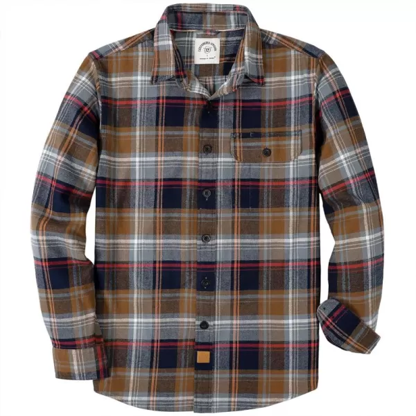 Dubinik®Mens Flannel Shirts Long Sleeve Flannel Shirt for Men Warm Casual Soft Cotton Button Down Plaid Mens Flannel Shirt