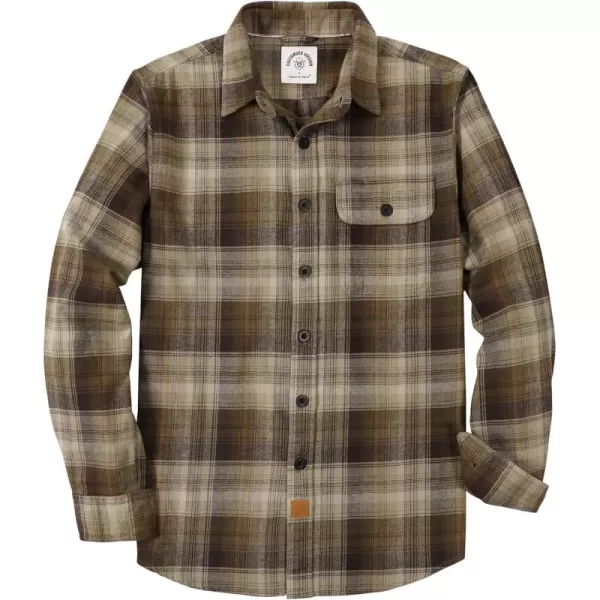 Dubinik®Mens Flannel Shirts Long Sleeve Flannel Shirt for Men Warm Casual Soft Cotton Button Down Plaid Mens Flannel Shirt
