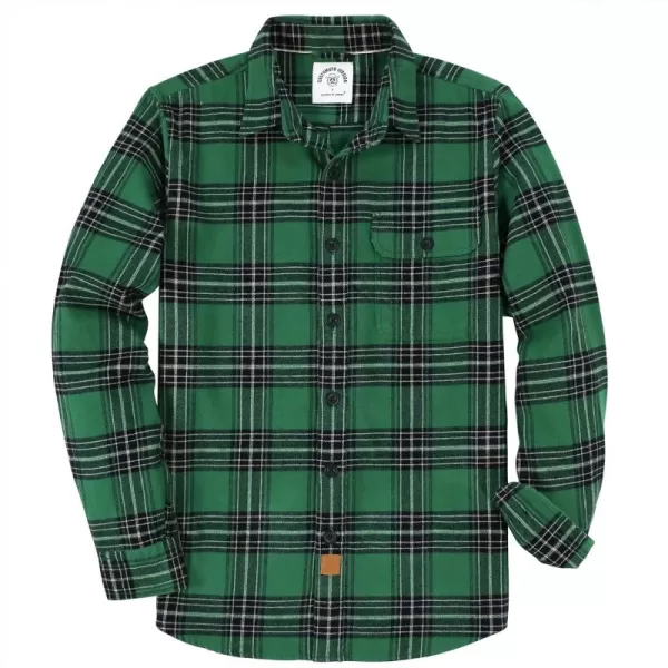 Dubinik®Mens Flannel Shirts Long Sleeve Flannel Shirt for Men Warm Casual Soft Cotton Button Down Plaid Mens Flannel Shirt