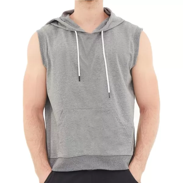 Dubinik®Short Sleeve Hoodie Lightweight Soft Cotton Moisture Wicking Kangaroo Pocket Short Sleeve Hoodie For Men
