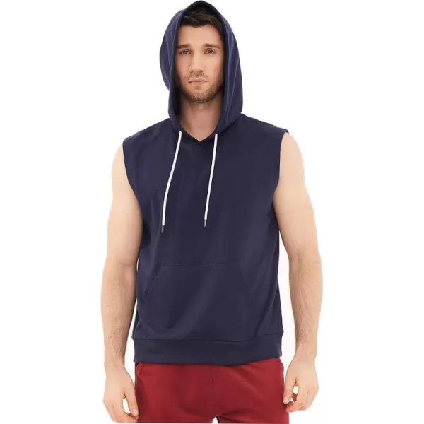 Dubinik®Short Sleeve Hoodie Lightweight Soft Cotton Moisture Wicking Kangaroo Pocket Short Sleeve Hoodie For Men