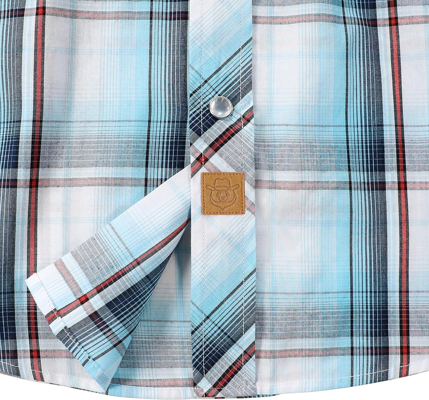 imageDubinik Pearl Snap Shirts for Men Long Sleeve Western Shirts for Men Vintage Casual Plaid Shirt Cowboy Shirts for MenWhite Blue Red