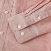 imageDubinik Chambray Shirt Men Long Sleeve Cotton Work Shirts with 2 Pockets Casual Button DownPink
