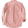 imageDubinik Chambray Shirt Men Long Sleeve Cotton Work Shirts with 2 Pockets Casual Button DownPink