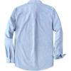imageDubinik Chambray Shirt Men Long Sleeve Cotton Work Shirts with 2 Pockets Casual Button DownSky Blue