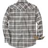 imageDubinik Flannel Shirt for Men Western Mens Pearl Snap Shirts Long Sleeve Casual Cozy Vintage Cowboy Plaid Soft Pure CottonLight Beige and Black