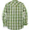 imageDubinik Pearl Snap Shirts for Men Long Sleeve Western Shirts for Men Vintage Casual Plaid Shirt Cowboy Shirts for MenBeige Green
