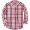 imageDubinik Pearl Snap Shirts for Men Long Sleeve Western Shirts for Men Vintage Casual Plaid Shirt Cowboy Shirts for MenKhaki Pink