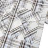 imageDubinik Pearl Snap Shirts for Men Long Sleeve Western Shirts for Men Vintage Casual Plaid Shirt Cowboy Shirts for MenLight Blue Cream