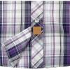 imageDubinik Pearl Snap Shirts for Men Long Sleeve Western Shirts for Men Vintage Casual Plaid Shirt Cowboy Shirts for MenPurple Pretty